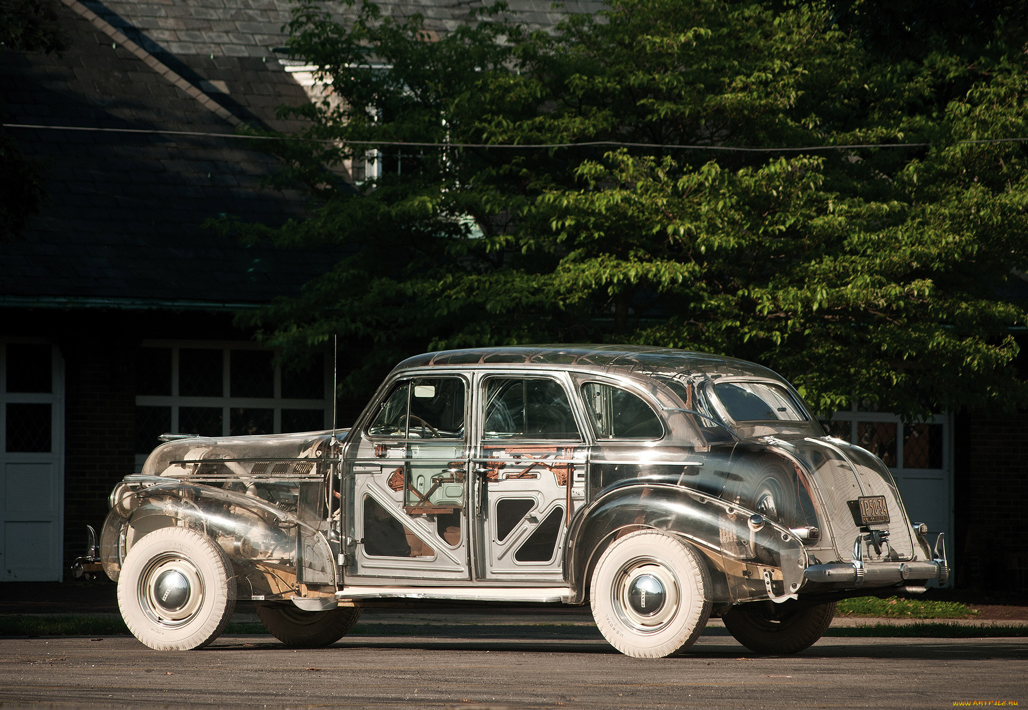 pontiac deluxe six transparent display car 1940, , pontiac, transparent, six, deluxe, 1940, car, display